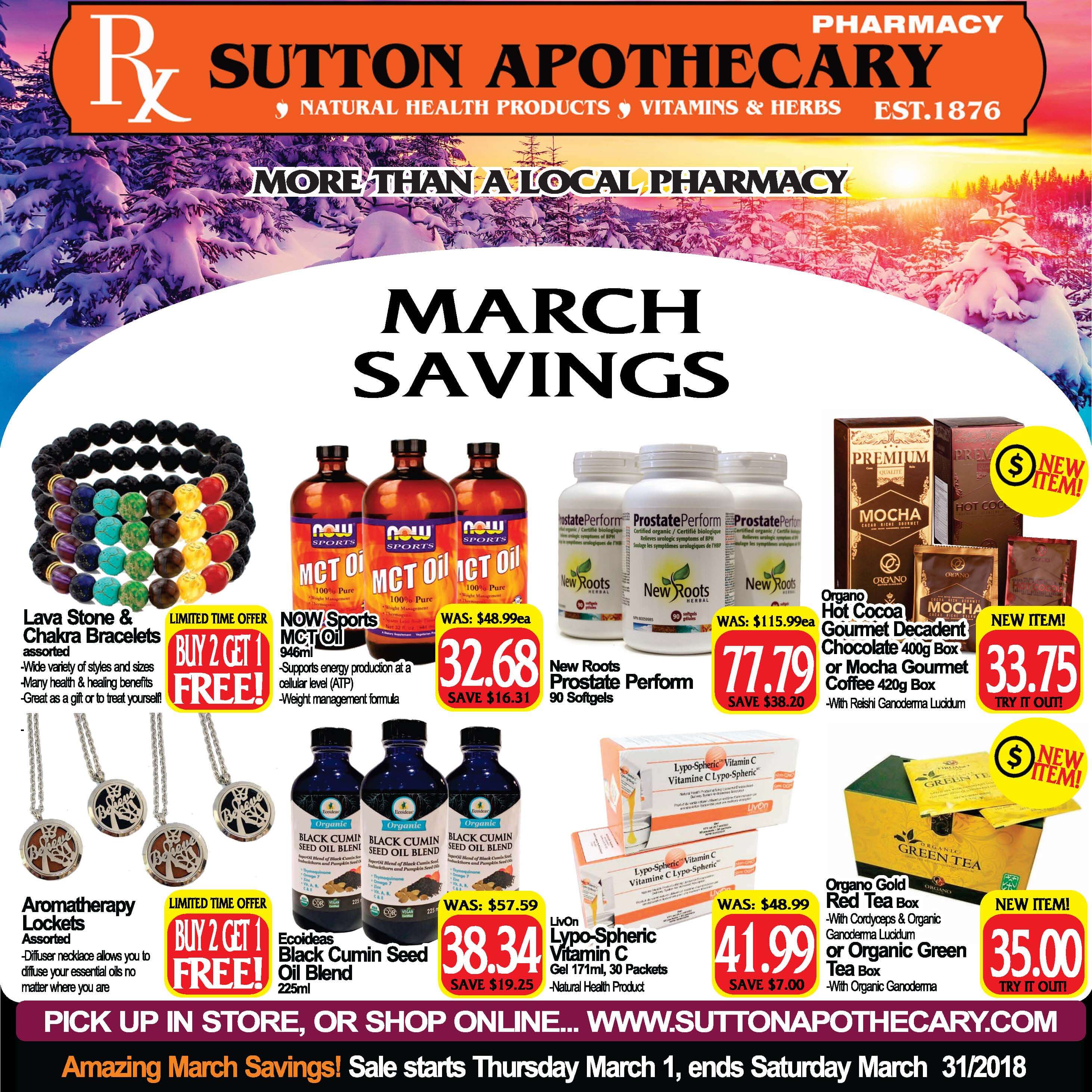 Sutton West Pharmacy | Georgina Ontario | Sutton Apothecary